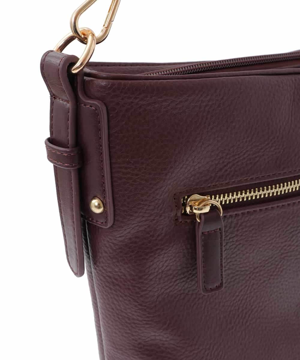BPCLS95150 MK MICHEL KLEIN BAG(MK ミッシェルクラン バッグ) ［2WAY］デザインハンドルショルダーバッグ レッド
