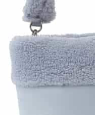 BPCLV91150 MK MICHEL KLEIN BAG(MK ミッシェルクラン バッグ) [2WAY]フェイクファーミニバケツバッグ ピンク