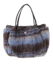 BPCLV92150 MK MICHEL KLEIN BAG(MK ミッシェルクラン バッグ) [2WAY]ニュアンスチェックラウンドトートバッグ イエロー