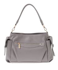 BPCLV94160 MK MICHEL KLEIN BAG(MK ミッシェルクラン バッグ) [2WAY]サイドポケットデザイン合成皮革バッグ パープル