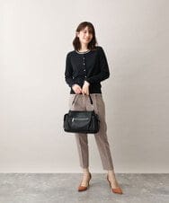 BPCLV94160 MK MICHEL KLEIN BAG(MK ミッシェルクラン バッグ) [2WAY]サイドポケットデザイン合成皮革バッグ パープル