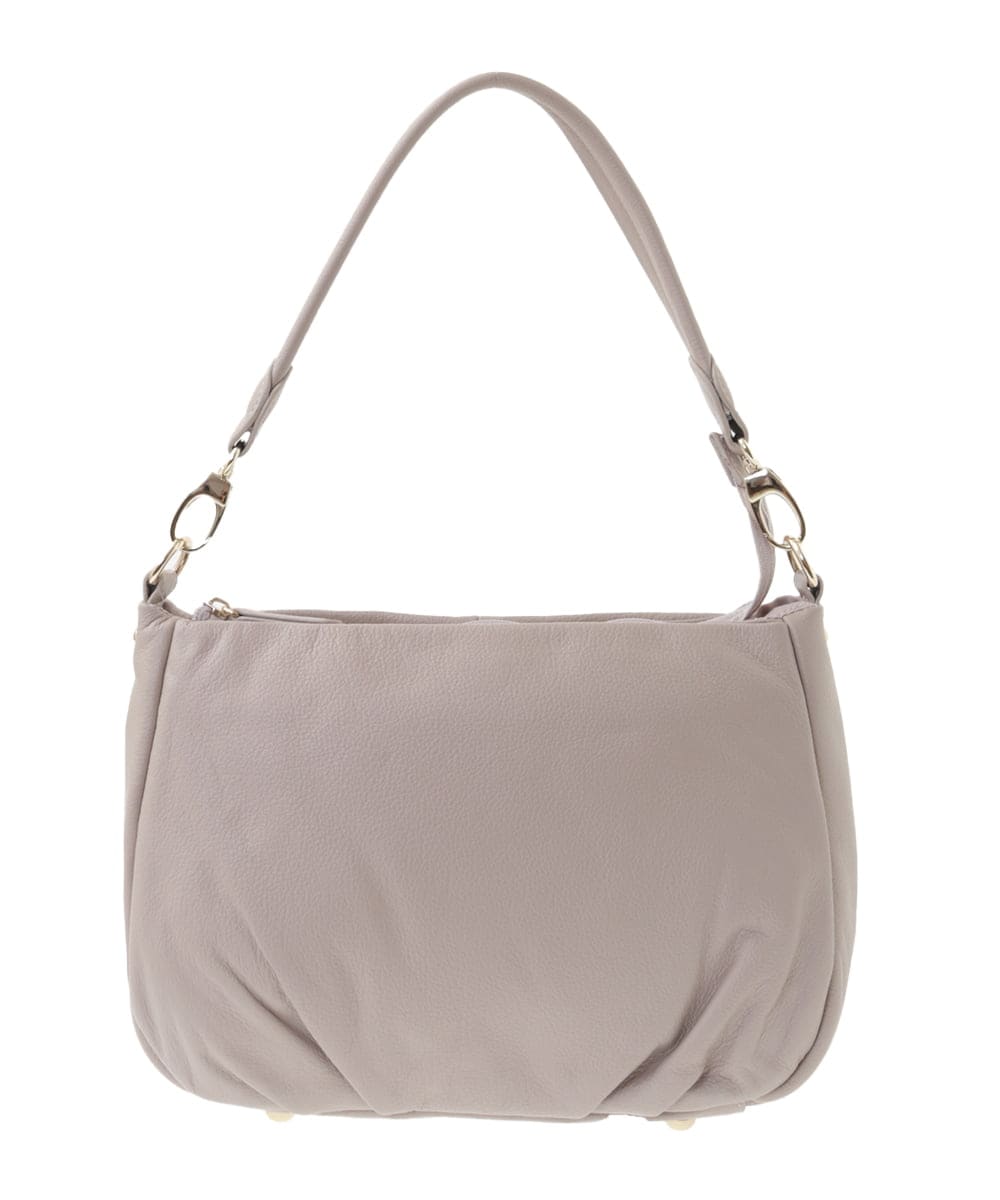 BPKAA01260 MK MICHEL KLEIN BAG(MK ミッシェルクラン バッグ) [2WAY]ギャザーポイントワンハンドルバッグ マスタード