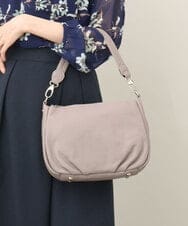 BPKAA01260 MK MICHEL KLEIN BAG(MK ミッシェルクラン バッグ) [2WAY]ギャザーポイントワンハンドルバッグ グレー