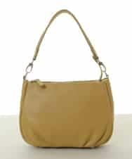 BPKAA01260 MK MICHEL KLEIN BAG(MK ミッシェルクラン バッグ) [2WAY]ギャザーポイントワンハンドルバッグ マスタード
