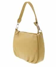 BPKAA01260 MK MICHEL KLEIN BAG(MK ミッシェルクラン バッグ) [2WAY]ギャザーポイントワンハンドルバッグ マスタード