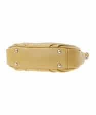BPKAA01260 MK MICHEL KLEIN BAG(MK ミッシェルクラン バッグ) [2WAY]ギャザーポイントワンハンドルバッグ マスタード