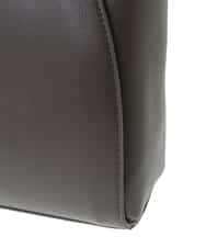 BPKAA02320 MK MICHEL KLEIN BAG(MK ミッシェルクラン バッグ) [2WAY]牛革エレガントスクエアトートバッグ ブラウン