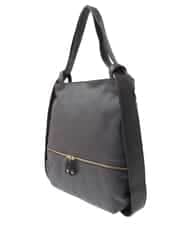 BPKAA05300 MK MICHEL KLEIN BAG(MK ミッシェルクラン バッグ) [2WAY/A4サイズ対応]カウレザー変形トートバッグ ブラウン