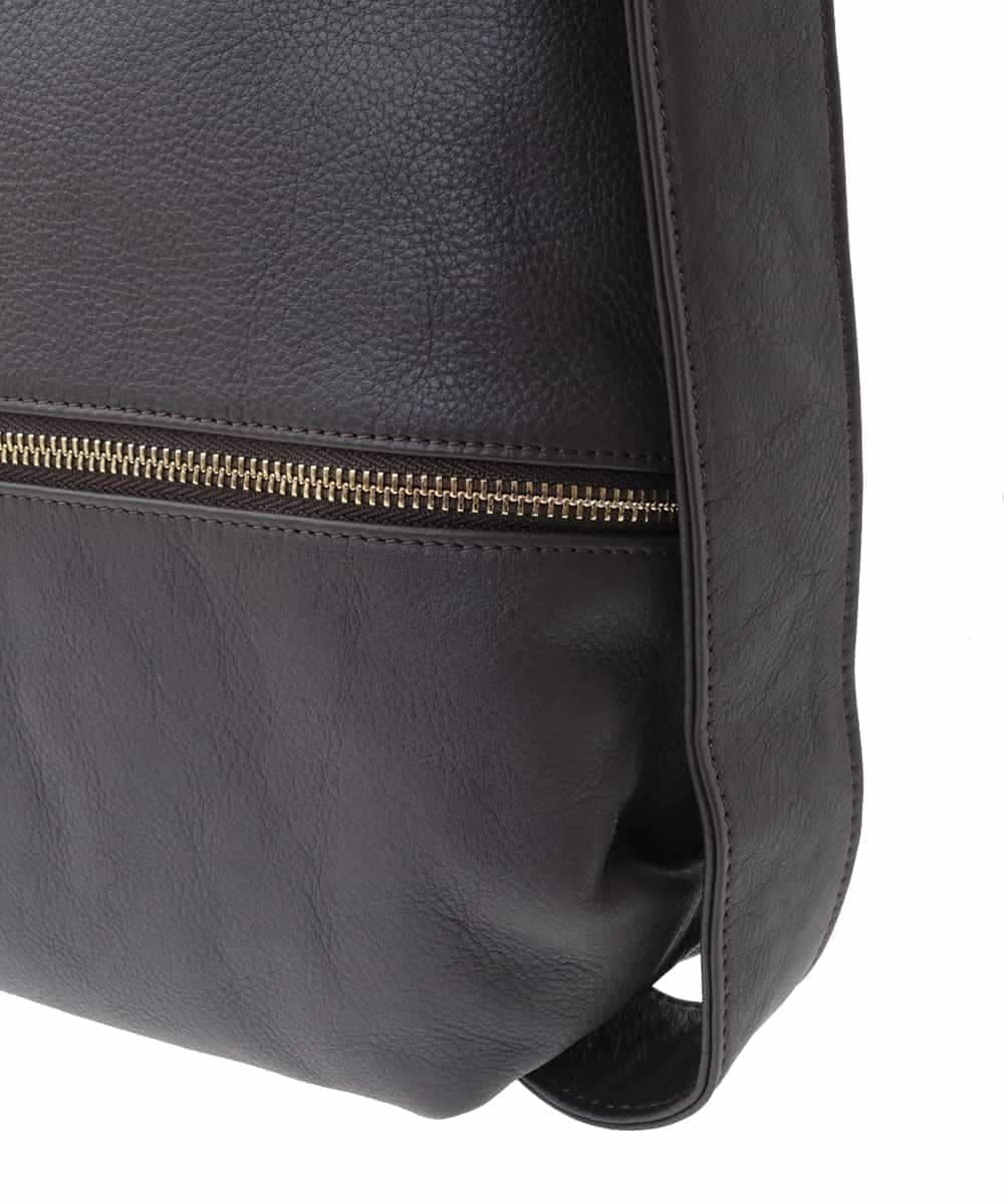 BPKAA05300 MK MICHEL KLEIN BAG(MK ミッシェルクラン バッグ) [2WAY/A4サイズ対応]カウレザー変形トートバッグ ブラウン