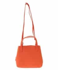 BPKAA06270 MK MICHEL KLEIN BAG(MK ミッシェルクラン バッグ) [2WAY]スクエアコンパクトトートバッグ オレンジ