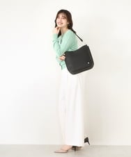 BPKAA20280 MK MICHEL KLEIN BAG(MK ミッシェルクラン バッグ) [2WAY]カウレザースクエアショルダーバッグ アイボリー