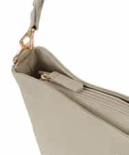 BPKAA20280 MK MICHEL KLEIN BAG(MK ミッシェルクラン バッグ) [2WAY]カウレザースクエアショルダーバッグ アイボリー