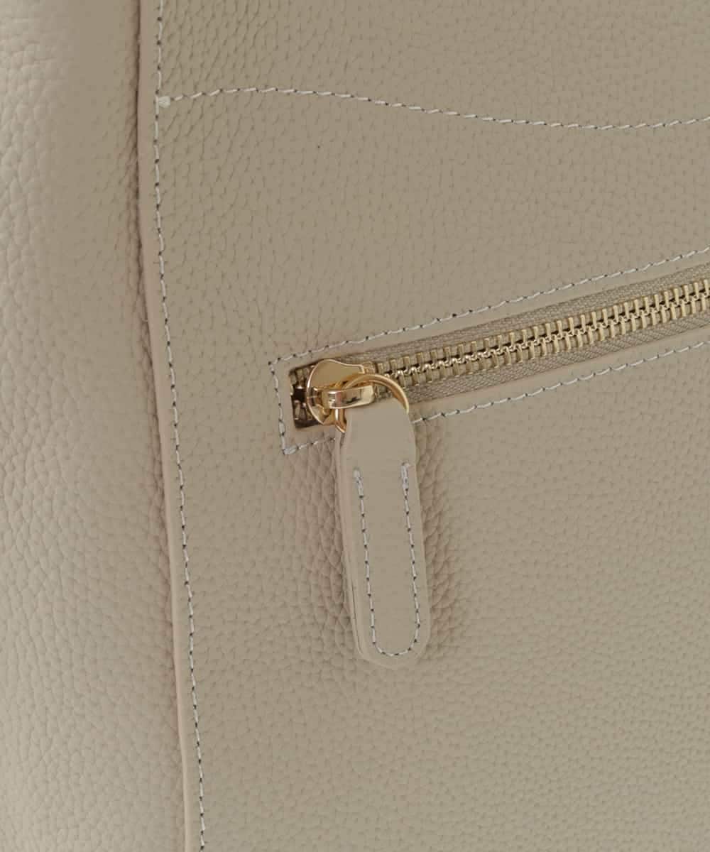 BPKAA20280 MK MICHEL KLEIN BAG(MK ミッシェルクラン バッグ) [2WAY]カウレザースクエアショルダーバッグ アイボリー