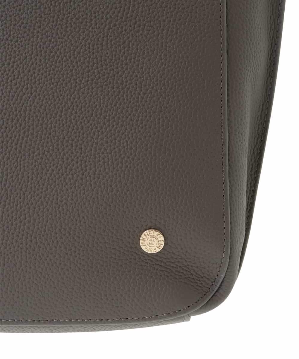 BPKAA20280 MK MICHEL KLEIN BAG(MK ミッシェルクラン バッグ) [2WAY]カウレザースクエアショルダーバッグ アイボリー