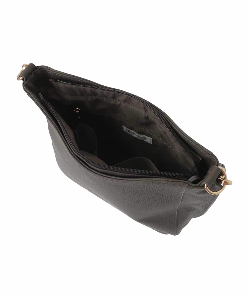 BPKAA20280 MK MICHEL KLEIN BAG(MK ミッシェルクラン バッグ) [2WAY]カウレザースクエアショルダーバッグ アイボリー