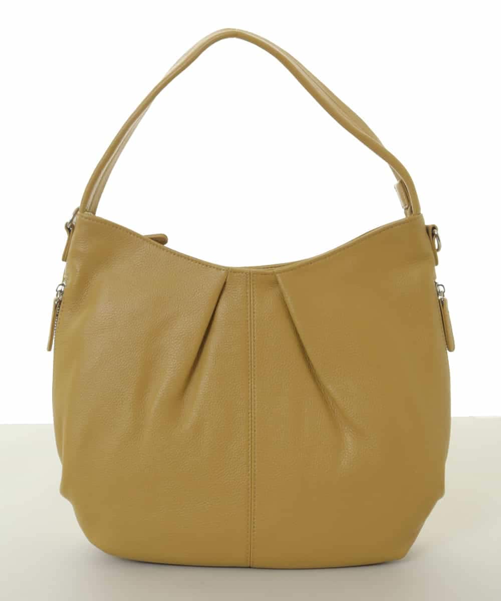 BPKAA21280 MK MICHEL KLEIN BAG(MK ミッシェルクラン バッグ) [2WAY]カウレザーワンハンドルバッグ マスタード