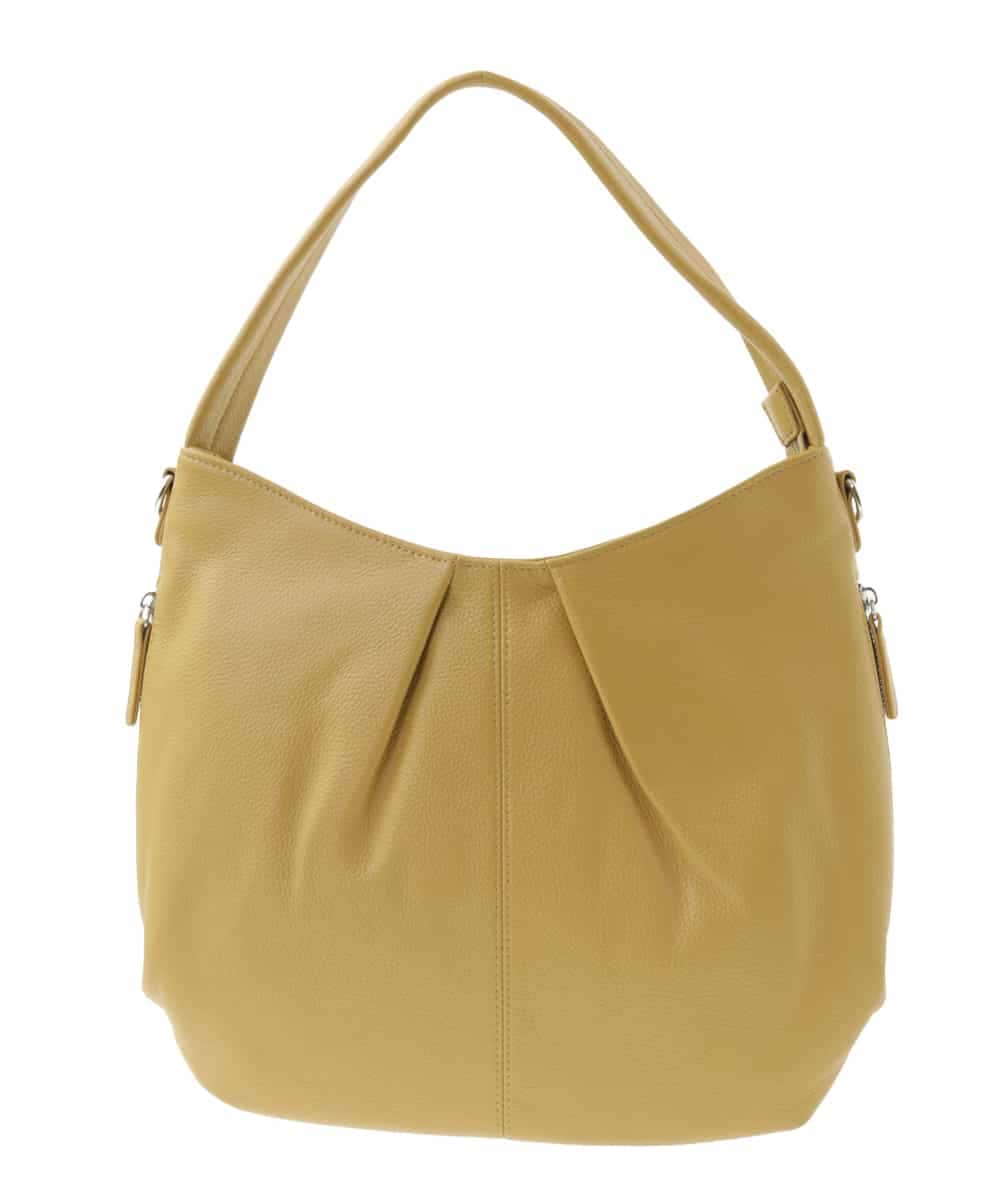 BPKAA21280 MK MICHEL KLEIN BAG(MK ミッシェルクラン バッグ) [2WAY]カウレザーワンハンドルバッグ マスタード