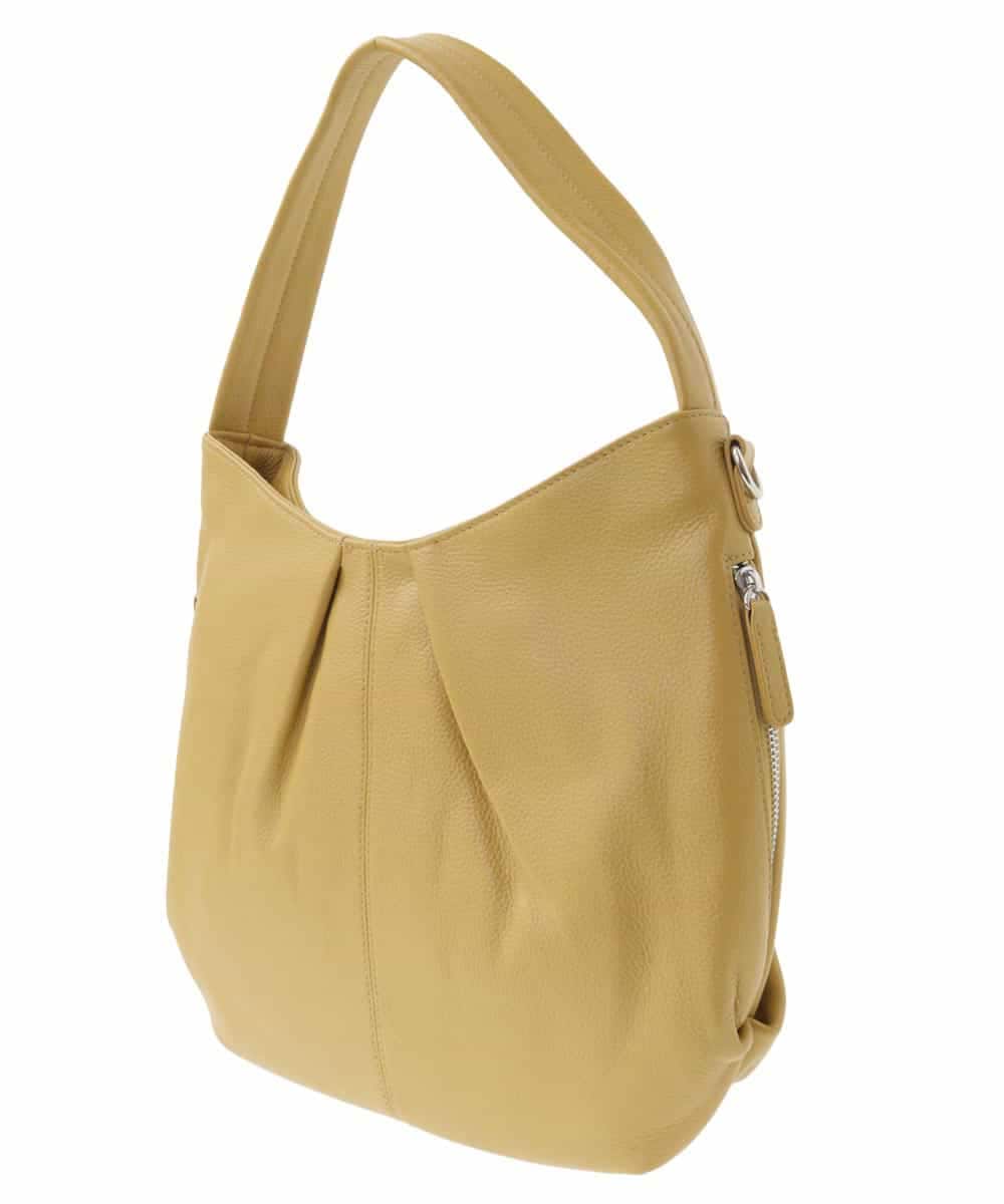 BPKAA21280 MK MICHEL KLEIN BAG(MK ミッシェルクラン バッグ) [2WAY]カウレザーワンハンドルバッグ マスタード