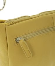 BPKAD01260 MK MICHEL KLEIN BAG(MK ミッシェルクラン バッグ) [2WAY]ギャザーポイントワンハンドルバッグ マスタード