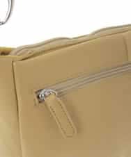 BPKAD01260 MK MICHEL KLEIN BAG(MK ミッシェルクラン バッグ) [2WAY]ギャザーポイントワンハンドルバッグ マスタード
