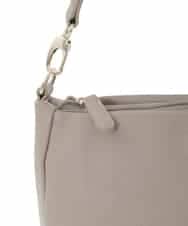 BPKAD01260 MK MICHEL KLEIN BAG(MK ミッシェルクラン バッグ) [2WAY]ギャザーポイントワンハンドルバッグ マスタード