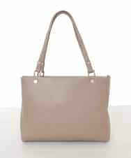 BPKAD04280 MK MICHEL KLEIN BAG(MK ミッシェルクラン バッグ) [2WAY/A4収納可]メタルリベットデザイントートバッグ ベージュ