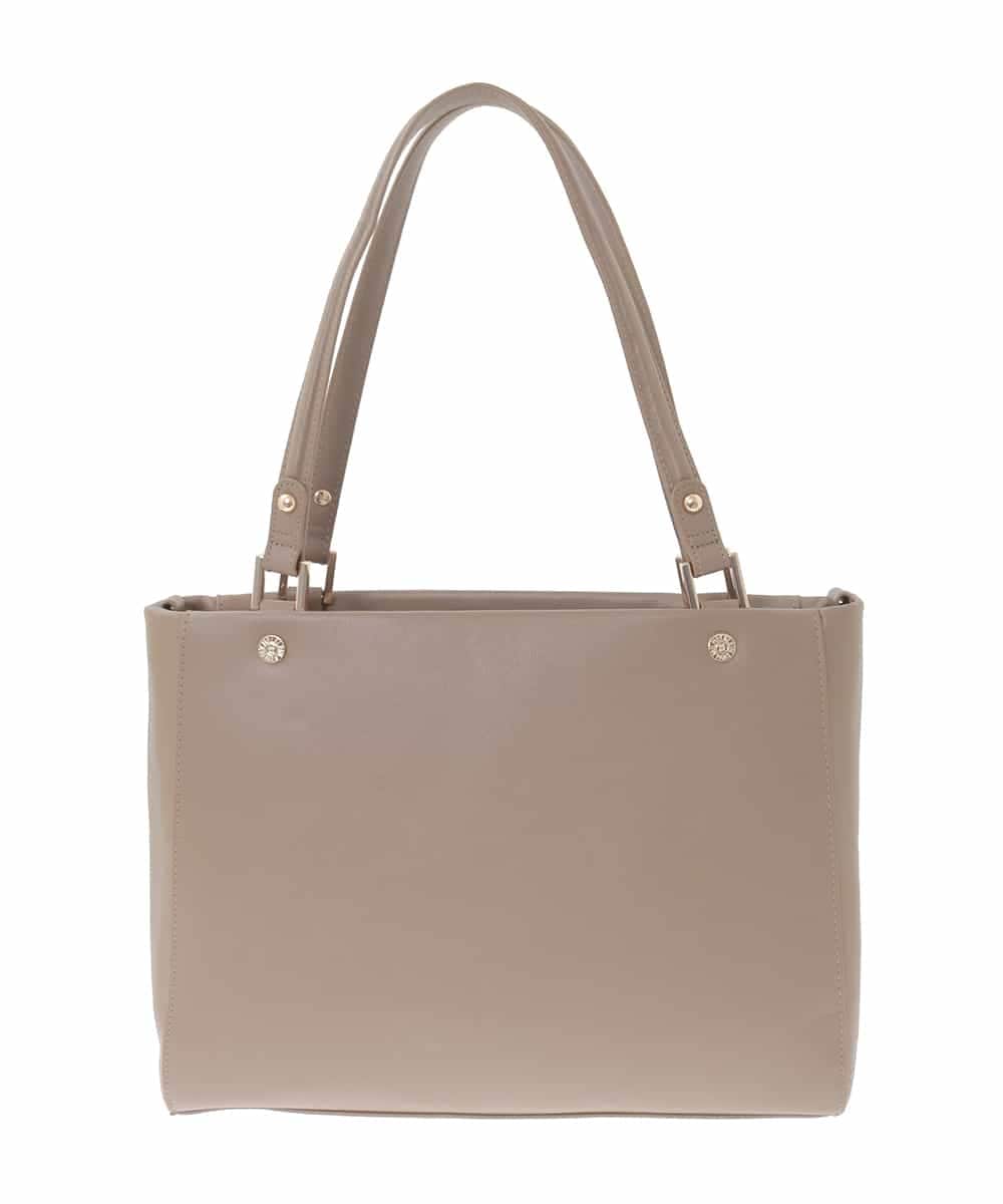 BPKAD04280 MK MICHEL KLEIN BAG(MK ミッシェルクラン バッグ) [2WAY/A4収納可]メタルリベットデザイントートバッグ ベージュ