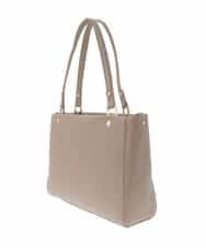 BPKAD04280 MK MICHEL KLEIN BAG(MK ミッシェルクラン バッグ) [2WAY/A4収納可]メタルリベットデザイントートバッグ ベージュ