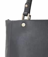 BPKAD04280 MK MICHEL KLEIN BAG(MK ミッシェルクラン バッグ) [2WAY/A4収納可]メタルリベットデザイントートバッグ ベージュ
