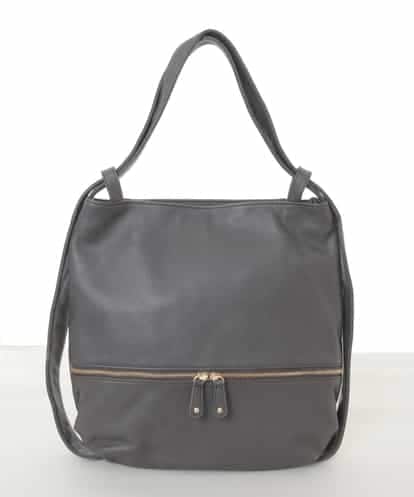 BPKAD05300 MK MICHEL KLEIN BAG [2WAY/A4収納可]カウレザー変形トートバッグ