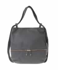 BPKAD05300 MK MICHEL KLEIN BAG(MK ミッシェルクラン バッグ) [2WAY/A4収納可]カウレザー変形トートバッグ ブラウン
