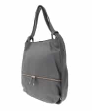 BPKAD05300 MK MICHEL KLEIN BAG(MK ミッシェルクラン バッグ) [2WAY/A4収納可]カウレザー変形トートバッグ ブラウン
