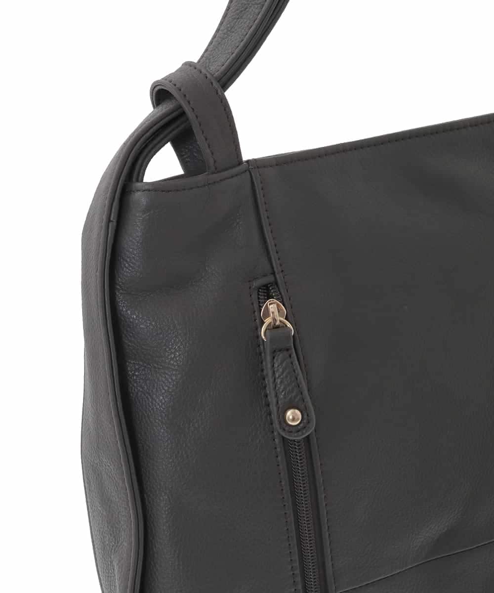BPKAD05300 MK MICHEL KLEIN BAG(MK ミッシェルクラン バッグ) [2WAY/A4収納可]カウレザー変形トートバッグ ブラウン