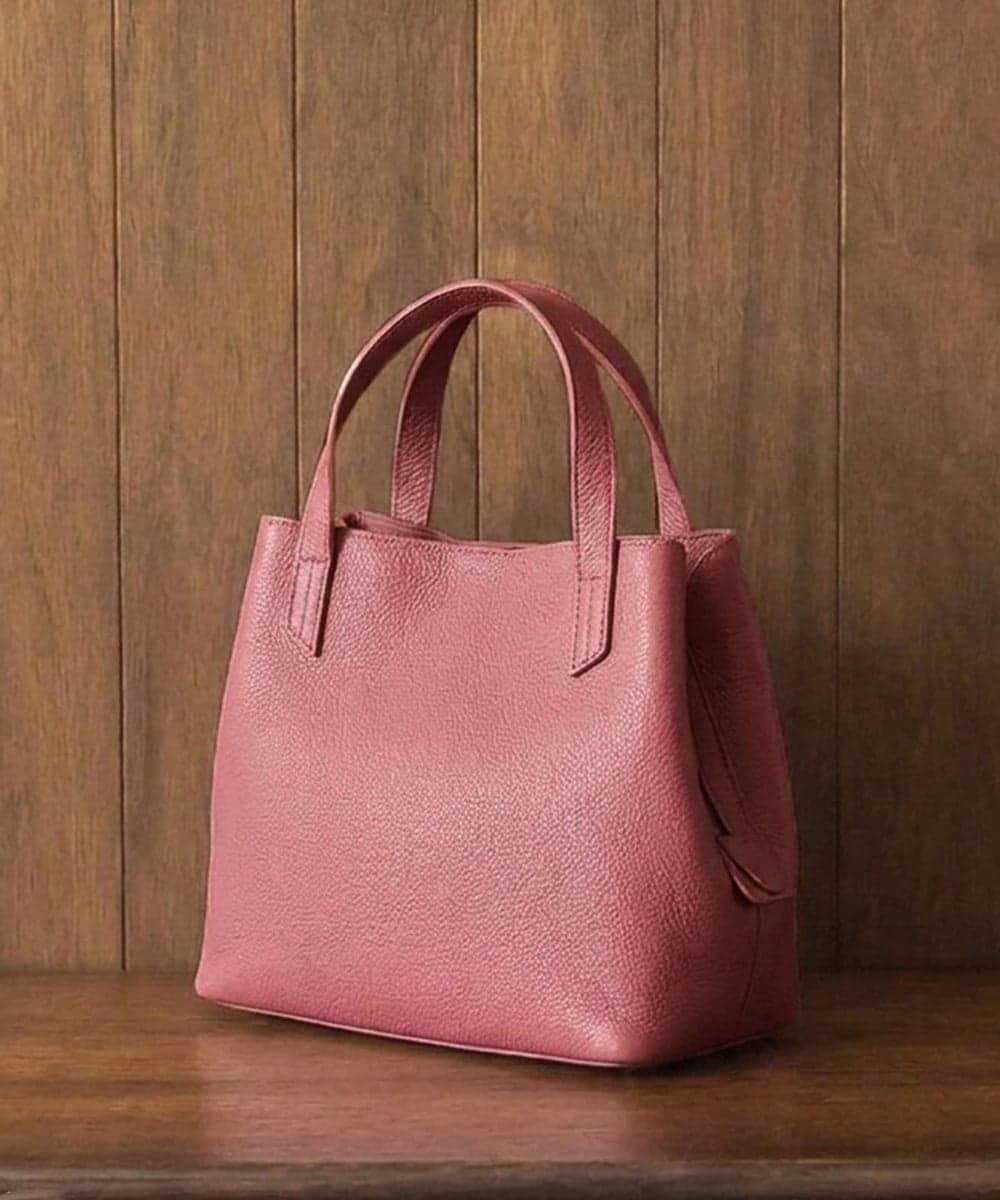 BPKAD06270 MK MICHEL KLEIN BAG(MK ミッシェルクラン バッグ) [2WAY]牛革コンパクトトートバッグ レッド