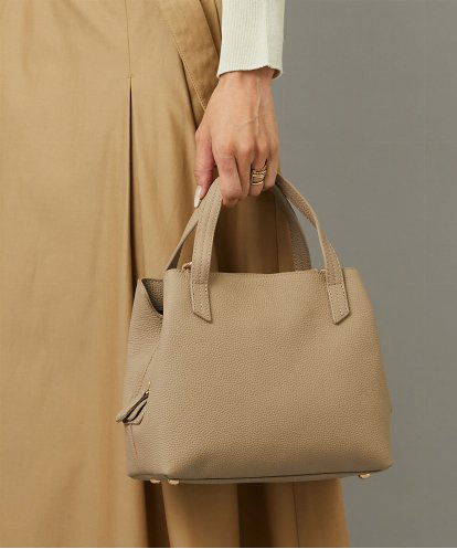 BPKAD06270 MK MICHEL KLEIN BAG [2WAY]牛革コンパクトトートバッグ