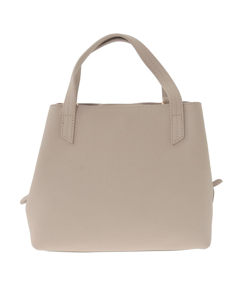 BPKAD06270 MK MICHEL KLEIN BAG(MK ミッシェルクラン バッグ) [2WAY]牛革コンパクトトートバッグ ブラック