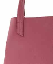 BPKAD06270 MK MICHEL KLEIN BAG(MK ミッシェルクラン バッグ) 【2WAY】型押しレザースクエアトートバッグ ブラック