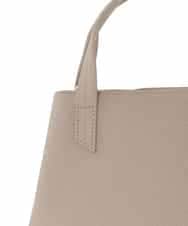 BPKAD06270 MK MICHEL KLEIN BAG(MK ミッシェルクラン バッグ) 【2WAY】型押しレザースクエアトートバッグ ブラック