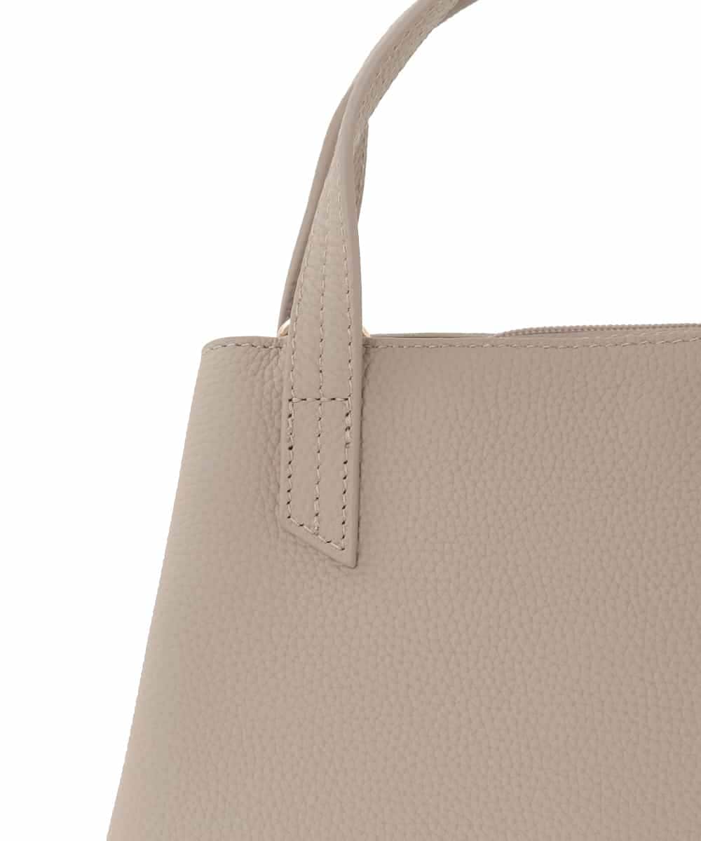 BPKAD06270 MK MICHEL KLEIN BAG(MK ミッシェルクラン バッグ) 【2WAY】型押しレザースクエアトートバッグ ブラック