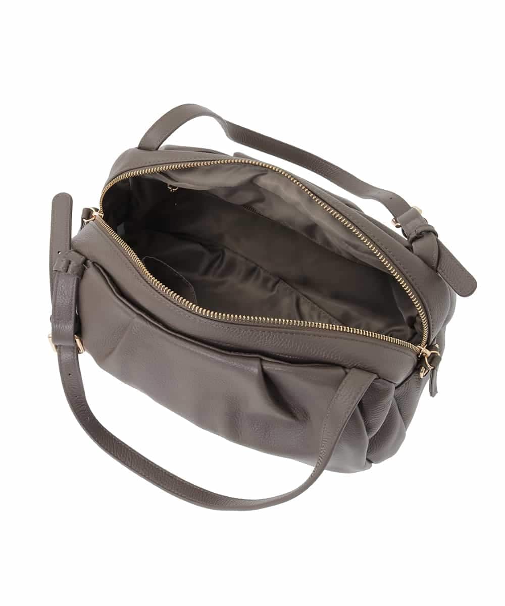 BPKAD09280 MK MICHEL KLEIN BAG(MK ミッシェルクラン バッグ) [2WAY]カウレザーベルトハンドルトートバッグ マスタード