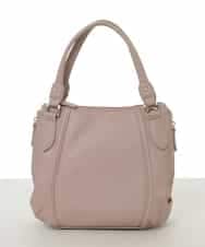 BPKAD12260 MK MICHEL KLEIN BAG(MK ミッシェルクラン バッグ) [2WAY]サイドジップコンパクトトートバッグ ベージュ