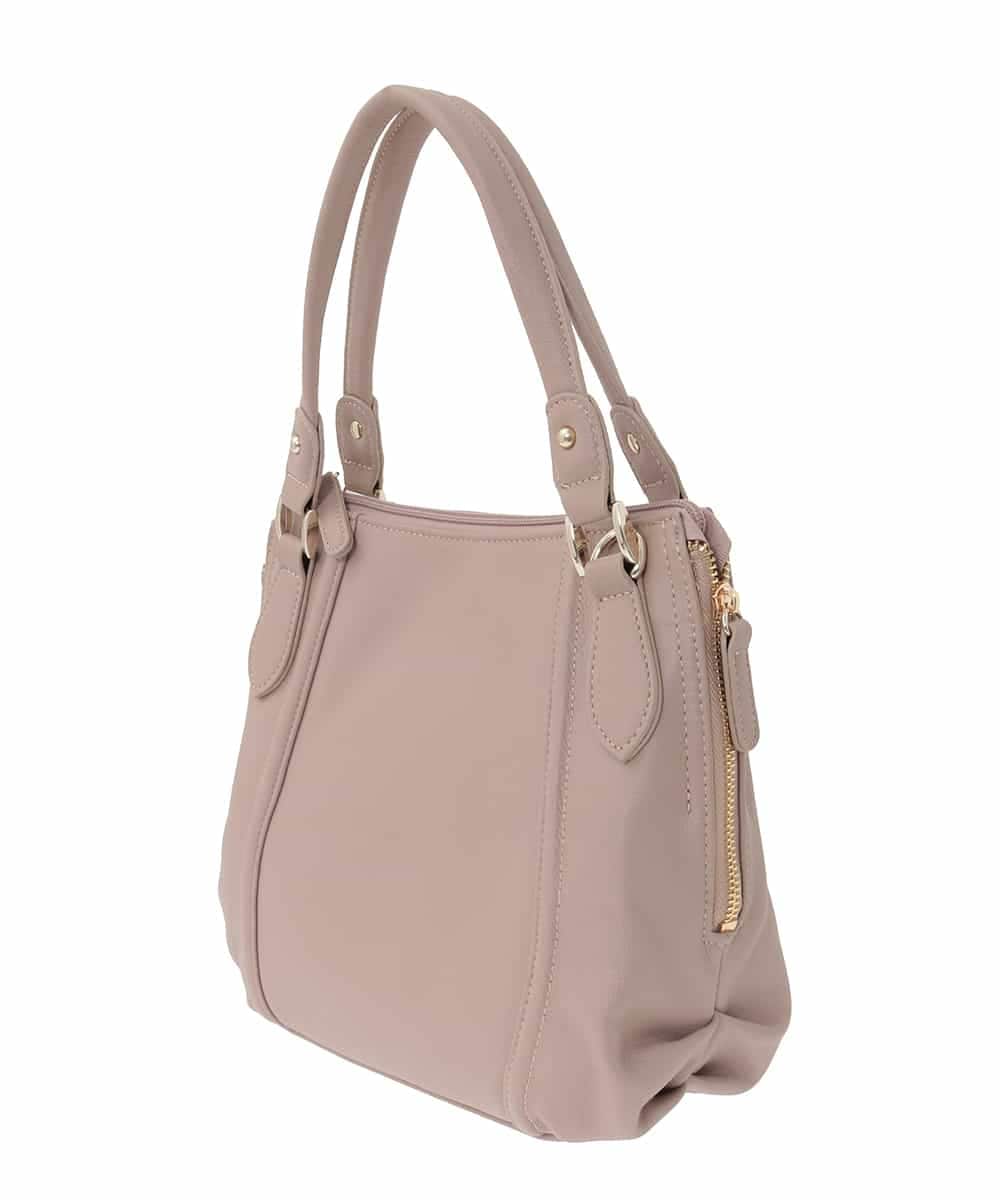 BPKAD12260 MK MICHEL KLEIN BAG(MK ミッシェルクラン バッグ) [2WAY]サイドジップコンパクトトートバッグ ベージュ