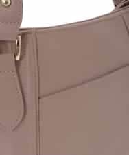 BPKAD12260 MK MICHEL KLEIN BAG(MK ミッシェルクラン バッグ) [2WAY]サイドジップコンパクトトートバッグ ベージュ