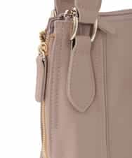 BPKAD12260 MK MICHEL KLEIN BAG(MK ミッシェルクラン バッグ) [2WAY]サイドジップコンパクトトートバッグ ベージュ