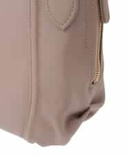 BPKAD12260 MK MICHEL KLEIN BAG(MK ミッシェルクラン バッグ) [2WAY]サイドジップコンパクトトートバッグ ベージュ