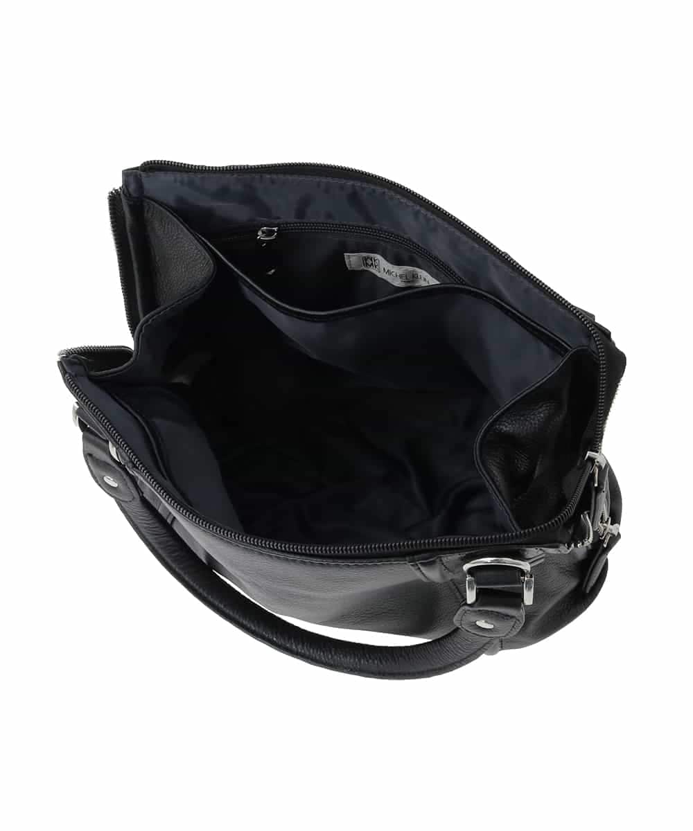 BPKAD12260 MK MICHEL KLEIN BAG(MK ミッシェルクラン バッグ) [2WAY]サイドジップコンパクトトートバッグ ベージュ