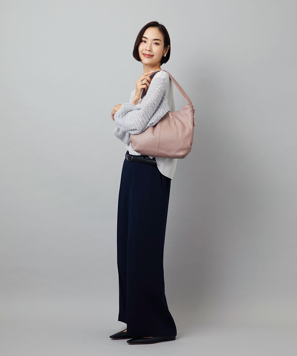 BPKAD28280 MK MICHEL KLEIN BAG(MK ミッシェルクラン バッグ) [2WAY]カウレザーワンハンドルバッグ ピンク