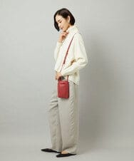 BPKAD30165 MK MICHEL KLEIN BAG(MK ミッシェルクラン バッグ) [軽量]牛革ショルダーウォレットバッグ グリーン