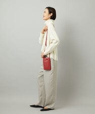 BPKAD30165 MK MICHEL KLEIN BAG(MK ミッシェルクラン バッグ) [軽量]牛革ショルダーウォレットバッグ グリーン