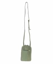 BPKAD30165 MK MICHEL KLEIN BAG(MK ミッシェルクラン バッグ) [軽量]牛革ショルダーウォレットバッグ グリーン